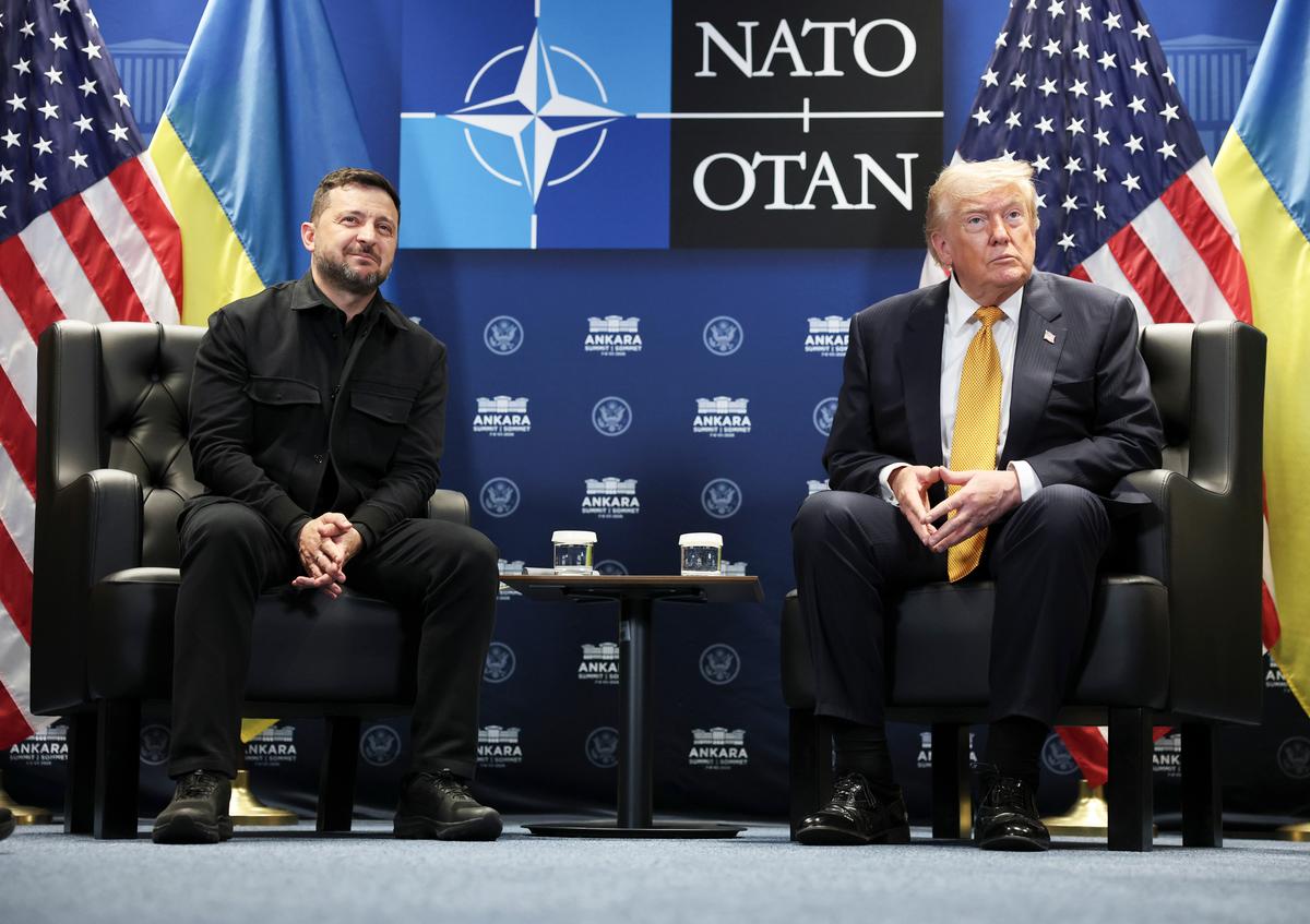 Ukrainian President Zelenskyy Arrives in US for Meeting With Trump