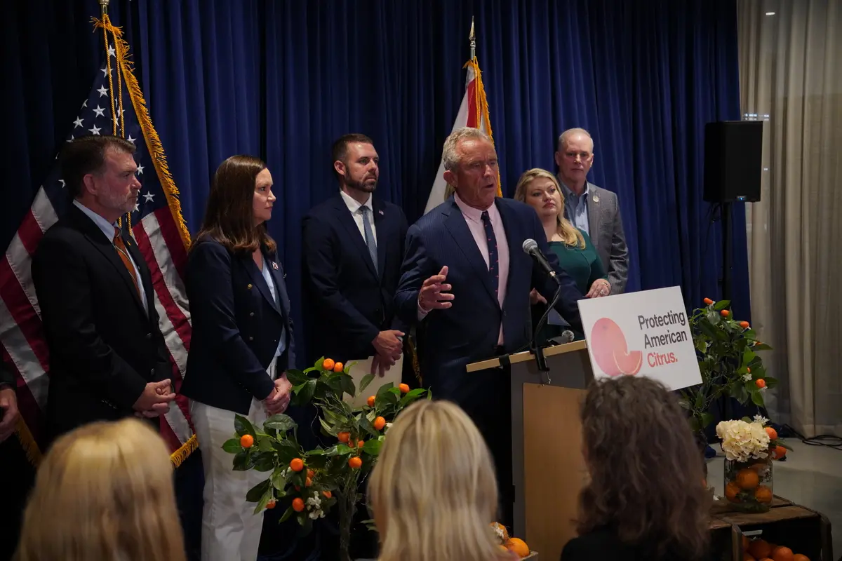 RFK Jr. Announces Change to FDA Orange Juice Sugar Content Regulations