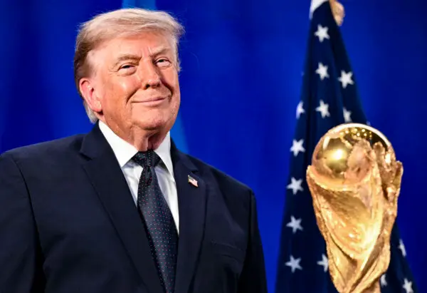 President Trump Participates in a FIFA World Cup Trophy Ceremony