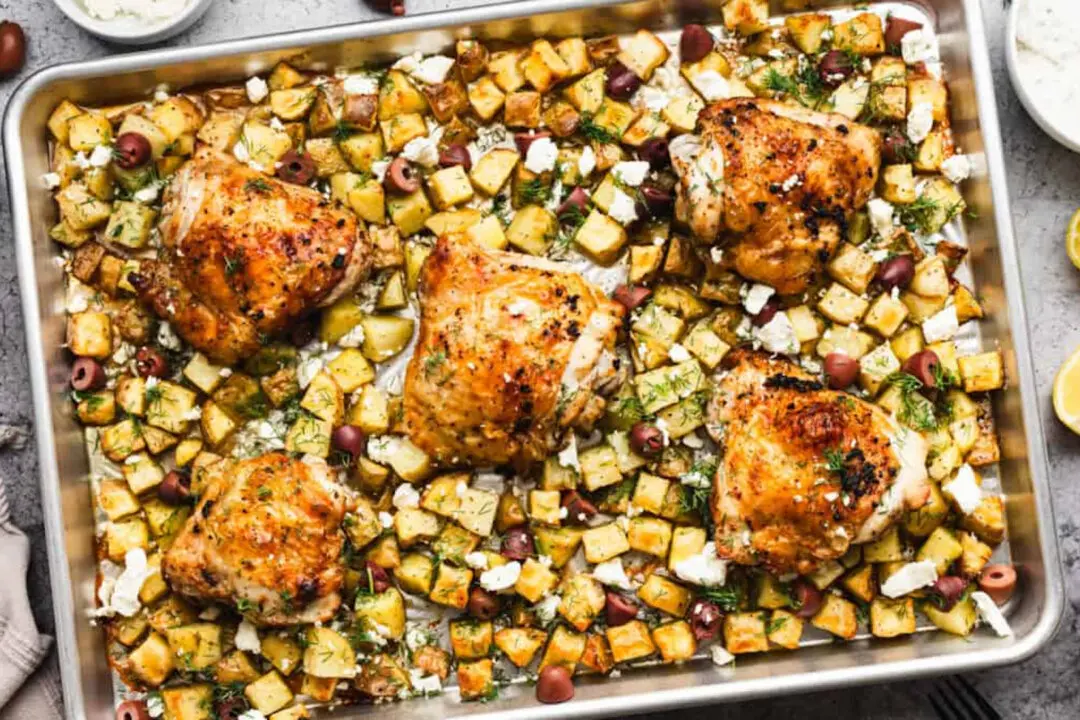 One Pan, Zero Stress: Greek Chicken and Potatoes