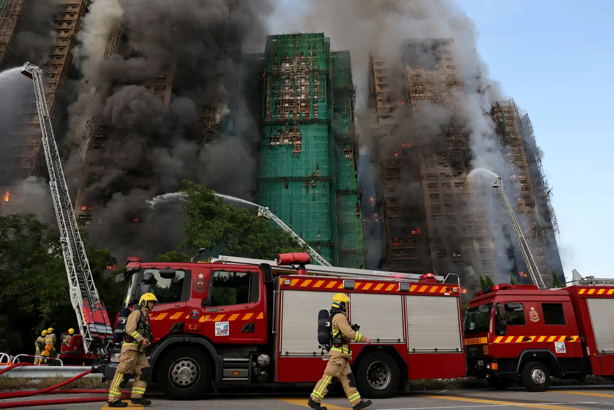 Rescue Operation at Hong Kong Fire Ends as Death Toll Climbs to 128 With Hundreds Missing thumbnail