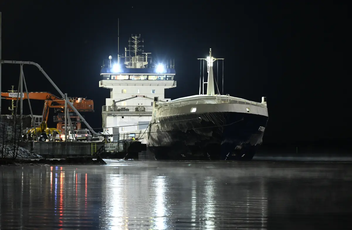 Finland Seizes Ship Sailing From Russia After Suspected Baltic Sea Cable Sabotage thumbnail