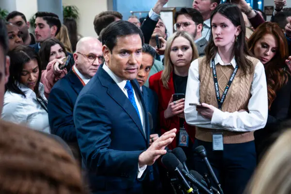 Rubio Talks to Reporters on His Trip in Italy
