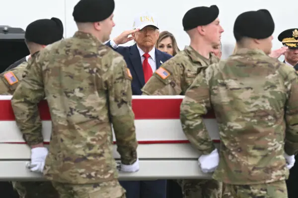 Trump Participates in Dignified Transfer Ceremony