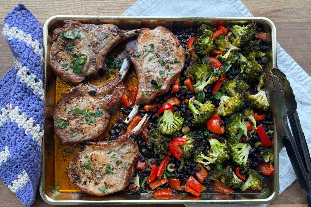 This One-Pan Pork Chop Dinner Is Savory, Juicy, and Weeknight-Easy