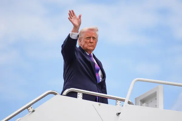 Trump Returns to Washington, Arriving at Joint Base Andrews After Kentucky Visit