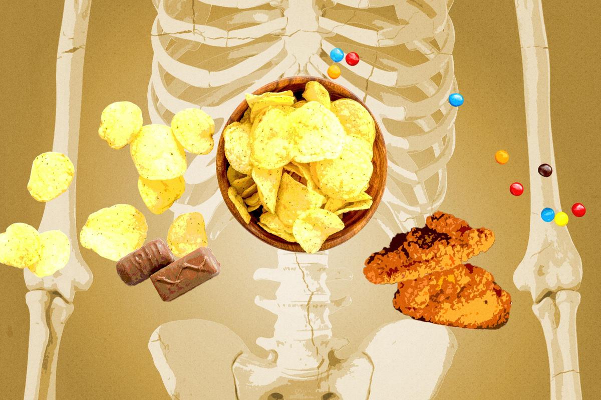 Ultra-Processed Foods Linked to Weaker Bones, Higher Fracture Risk in Major Study