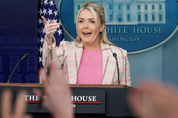 White House Press Secretary Leavitt Holds Media Briefing