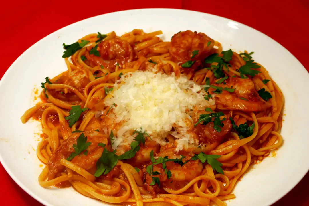 Shrimp With Linguine Fra Diavolo