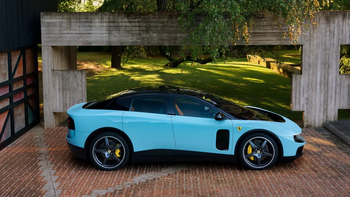 Ferrari Shares Fall Following Electric Vehicle Debut