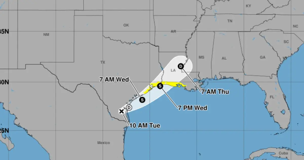 Tropical Storm Watch Issued for Parts of Gulf Coast, Weather Agency Says