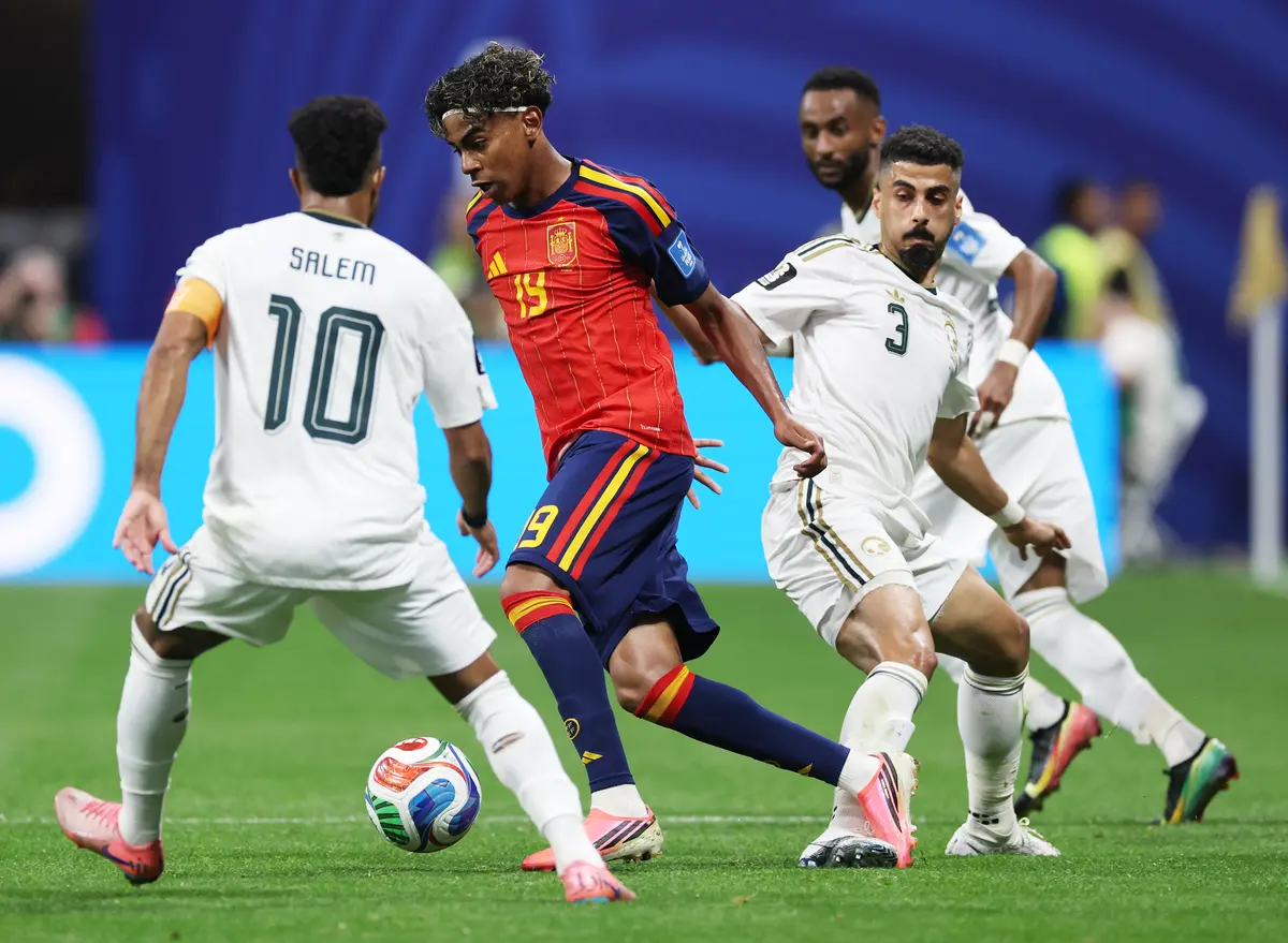 Spain’s Yamal Scores 1st World Cup Goal in 4–0 Win Over Saudi Arabia