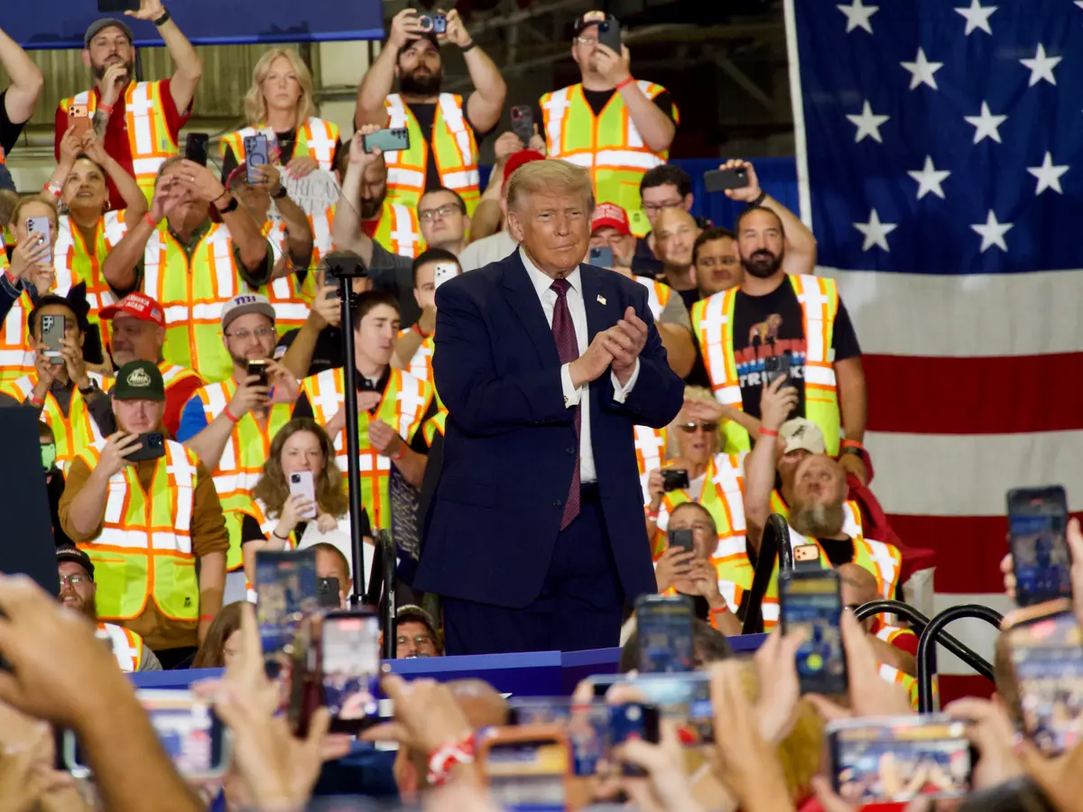 Trump Champions US Manufacturing During Mack Trucks Tour