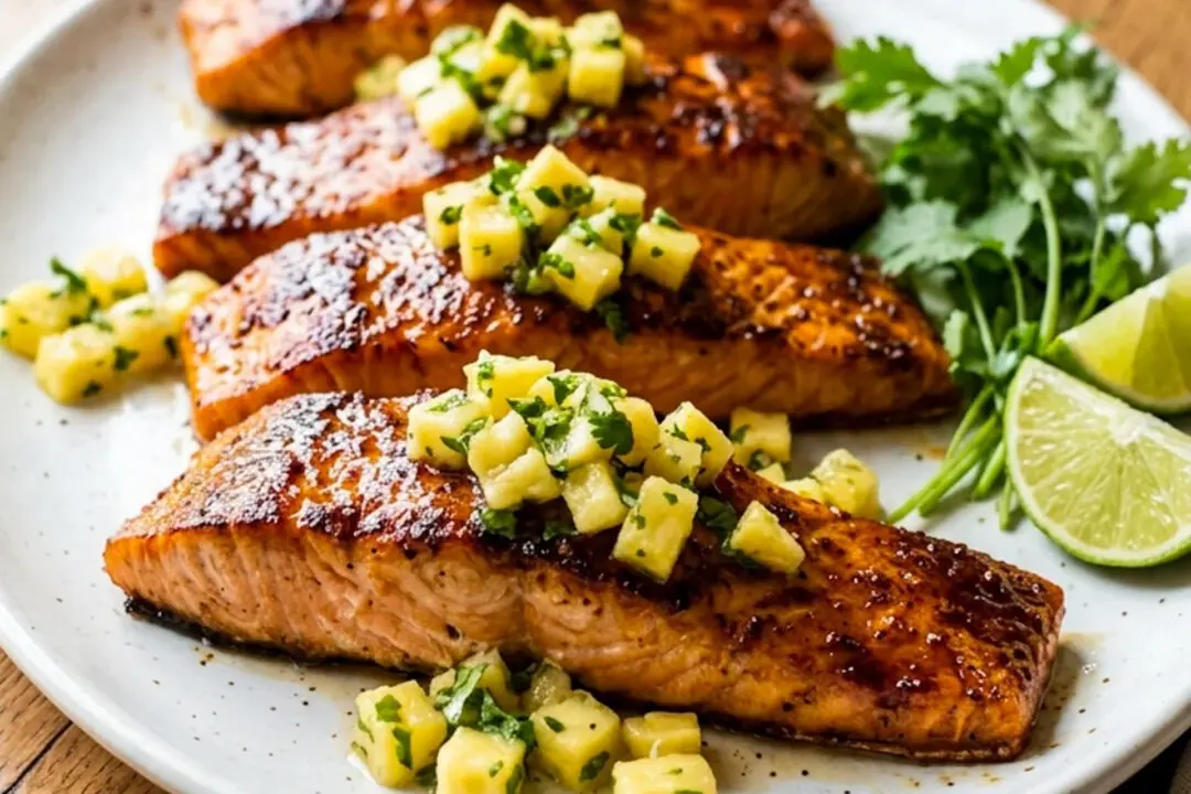 Salmon With Pineapple Salsa