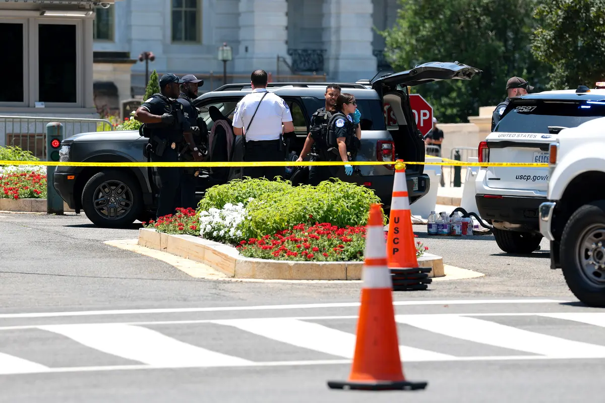 Man Arrested With Firearm at Capitol Barricade