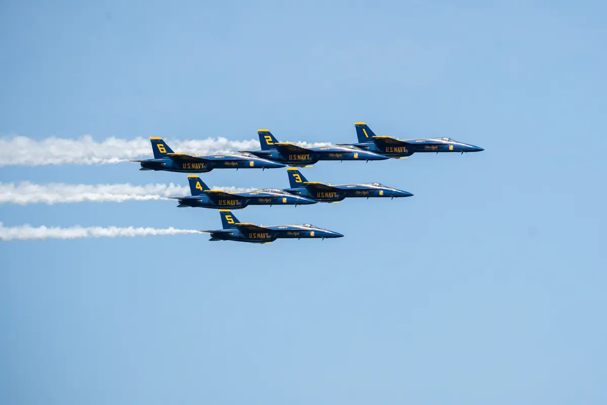 Pentagon Chief Backs Blue Angels Pilots Following Low-Altitude Pass Over Florida Beach Crowd