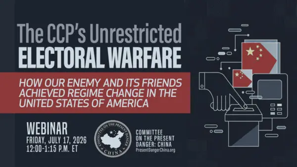 Webinar Examines Alleged CCP Interference in US Elections