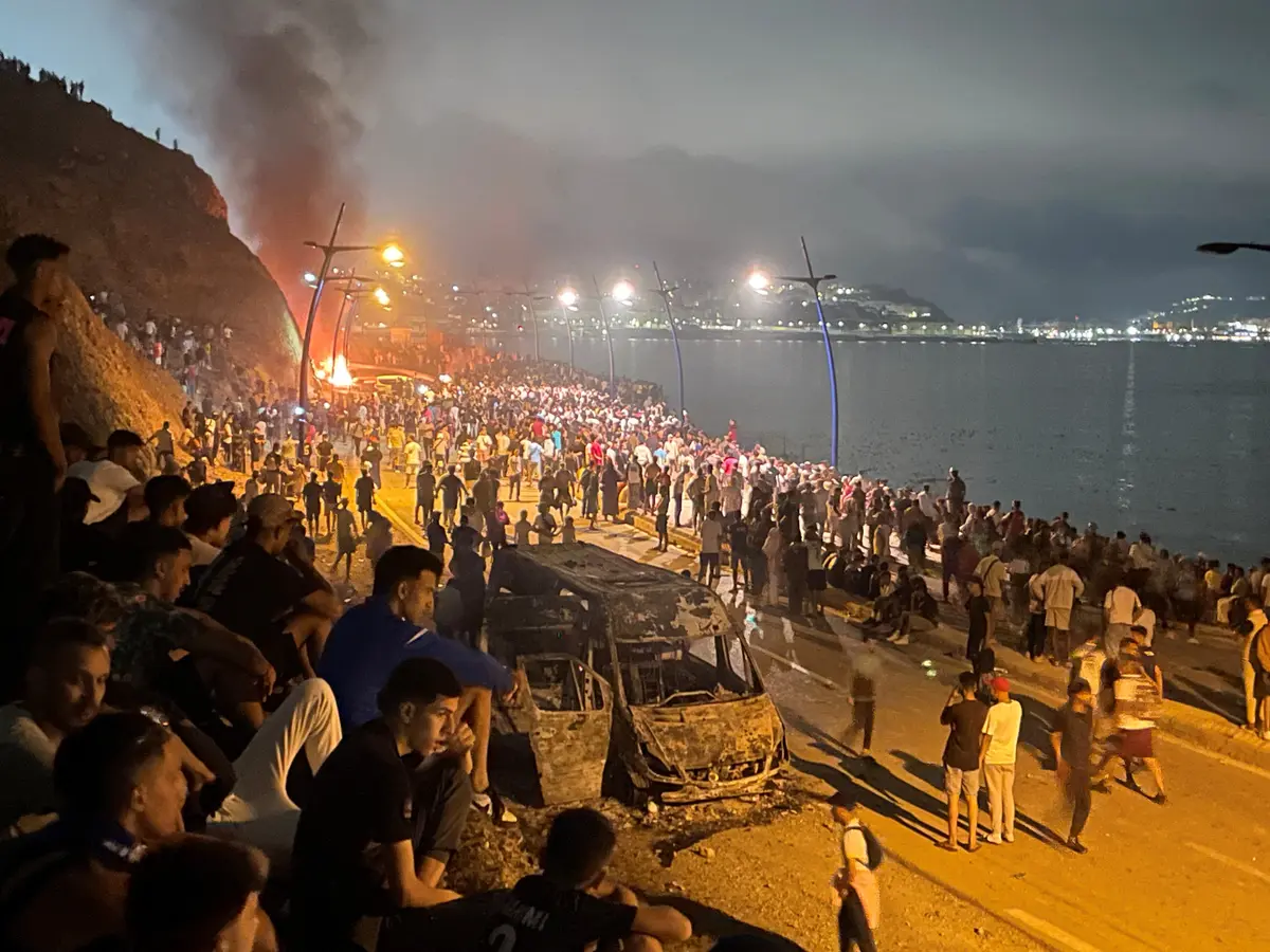 Spain’s Ceuta Overwhelmed as Nearly 60,000 Illegal Immigrants Cross From Morocco in a Day