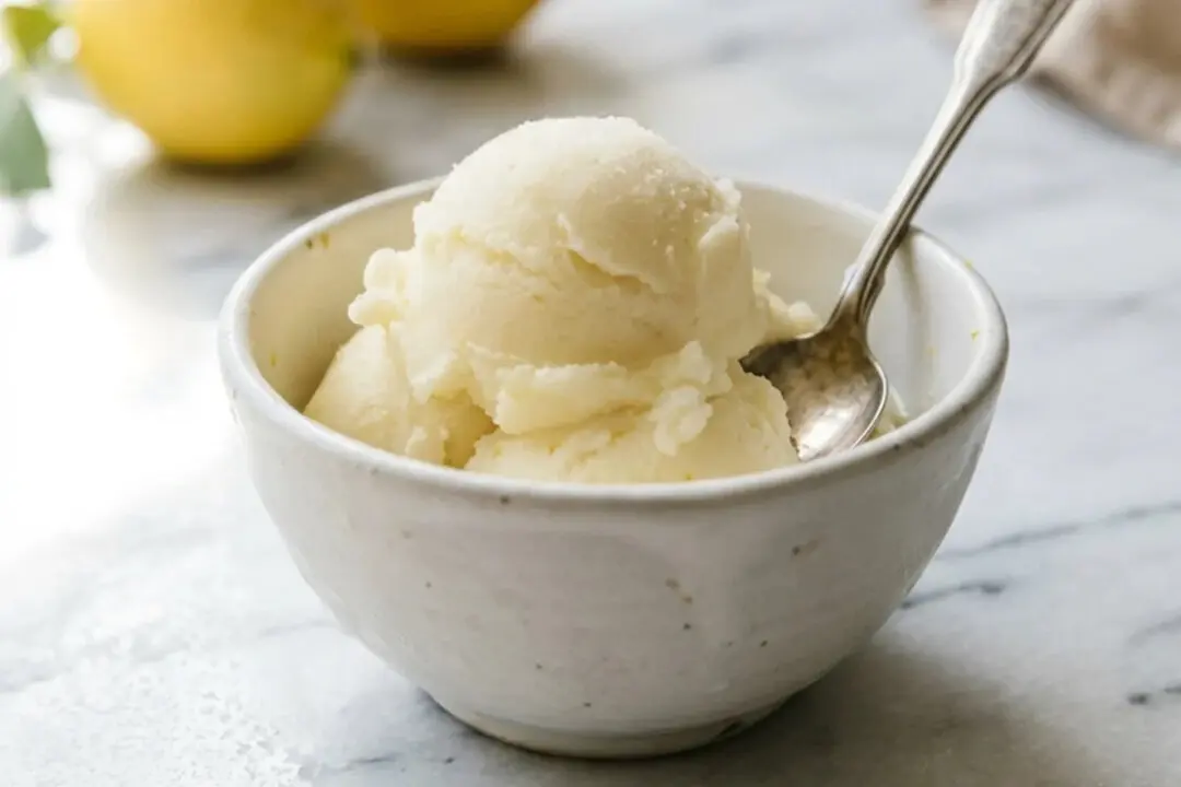 Lemon Buttermilk Sorbet